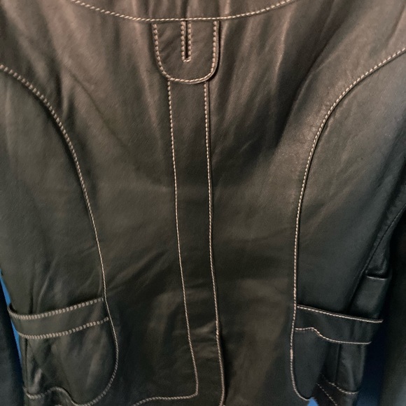 Green Leather Jacket - Picture 6 of 15